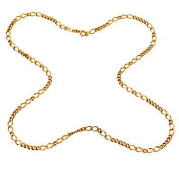 9ct Gold 6.7g 19 inch Figaro Chain